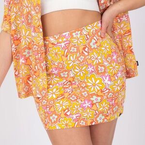 Vans Resort Floral Mini Skirt - NWT